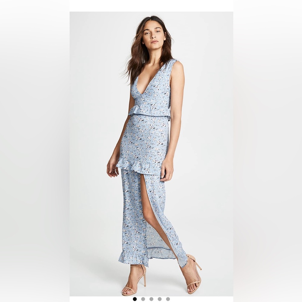 Nightwalker Elsa Maxi Dress Cornflower Blue